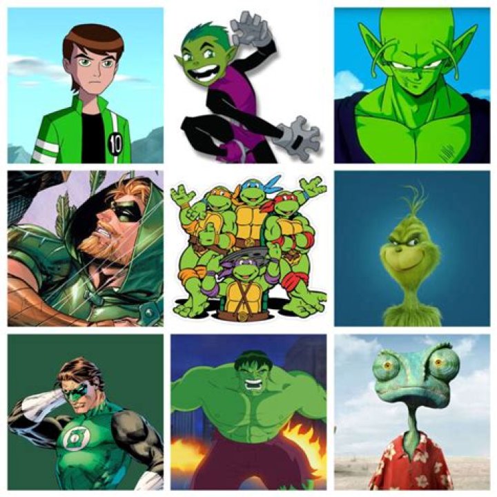 Unveiling The Emerald World Of Green Cartoon Characters